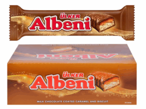 Ulker Albeni Chocolate Covered Bars 24 ct x 1.41 oz (40 g) x 6 pcs
